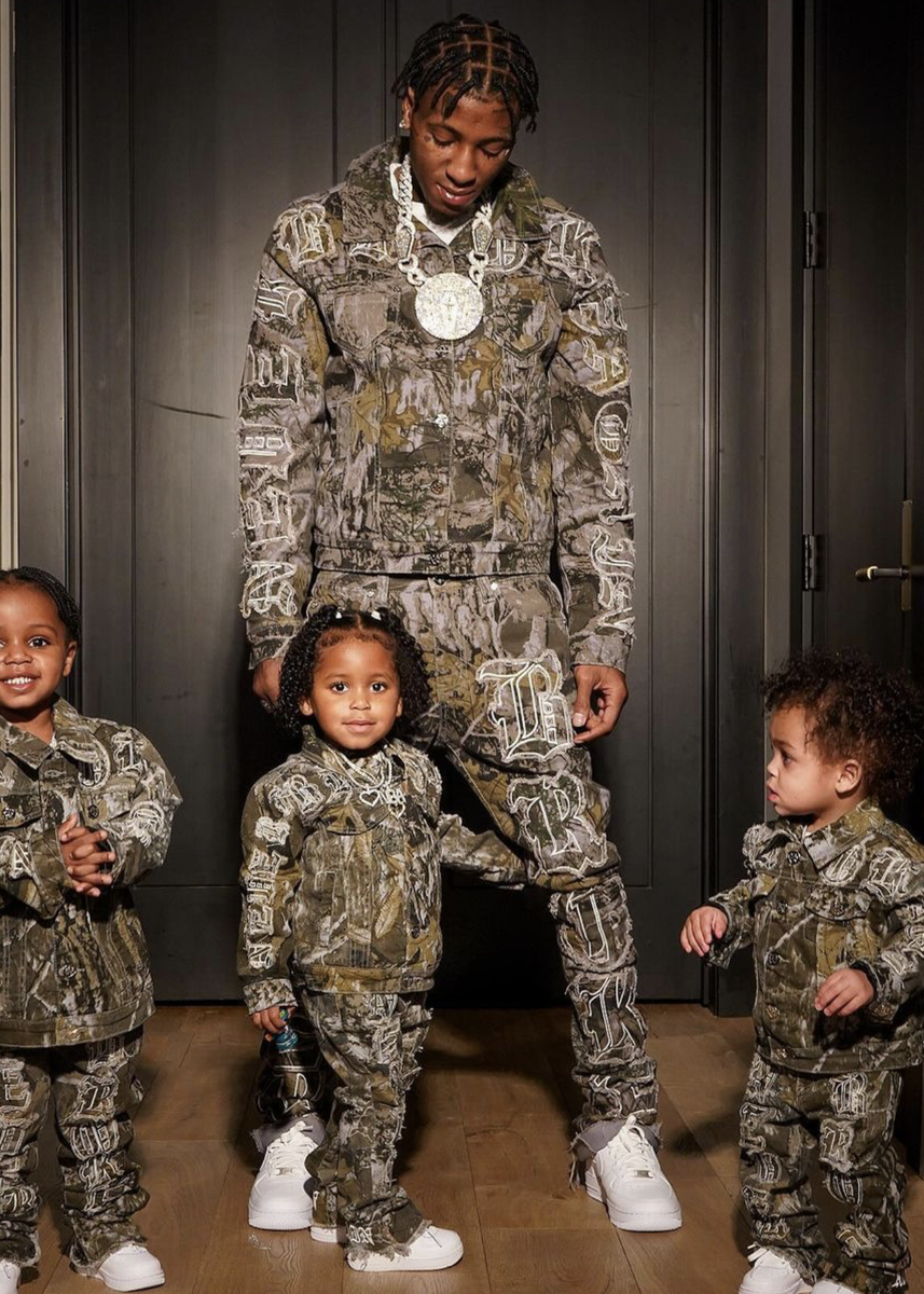 GUAPI × NBA YoungBoy Camo Set Up セットアップ NBA Youngboy Adult Camo Set – Todays Man Store
