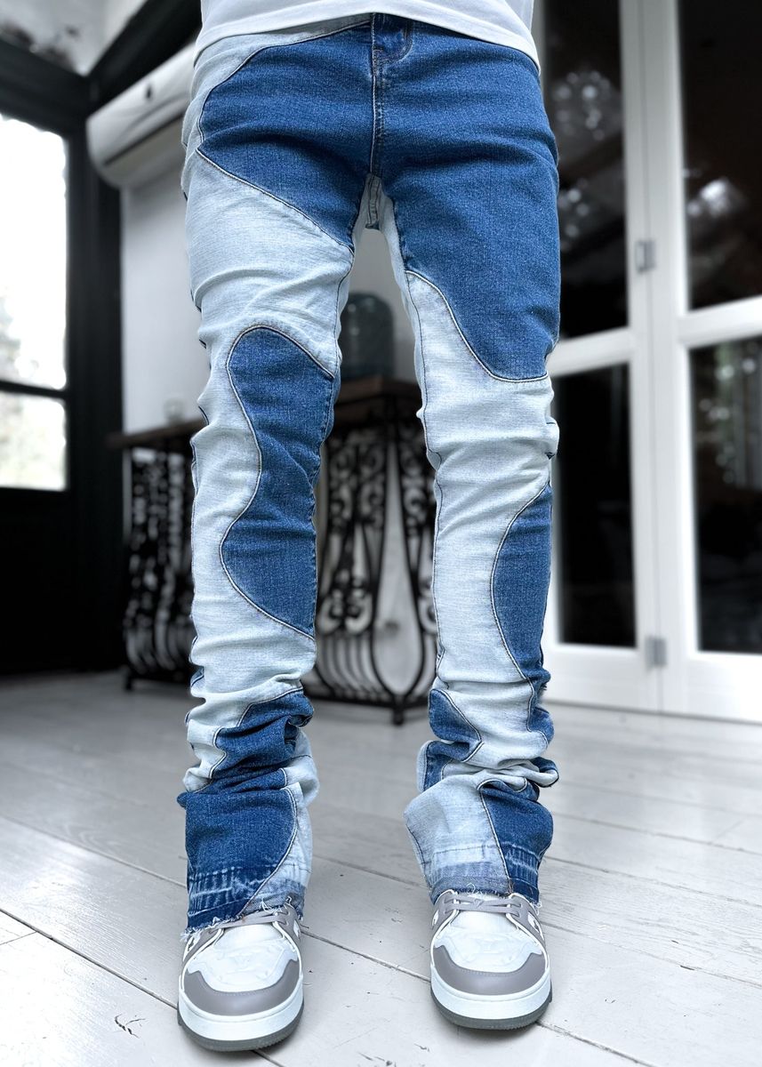 Guapi - Wavy Denim Jeans - Vintage Blue – Todays Man Store