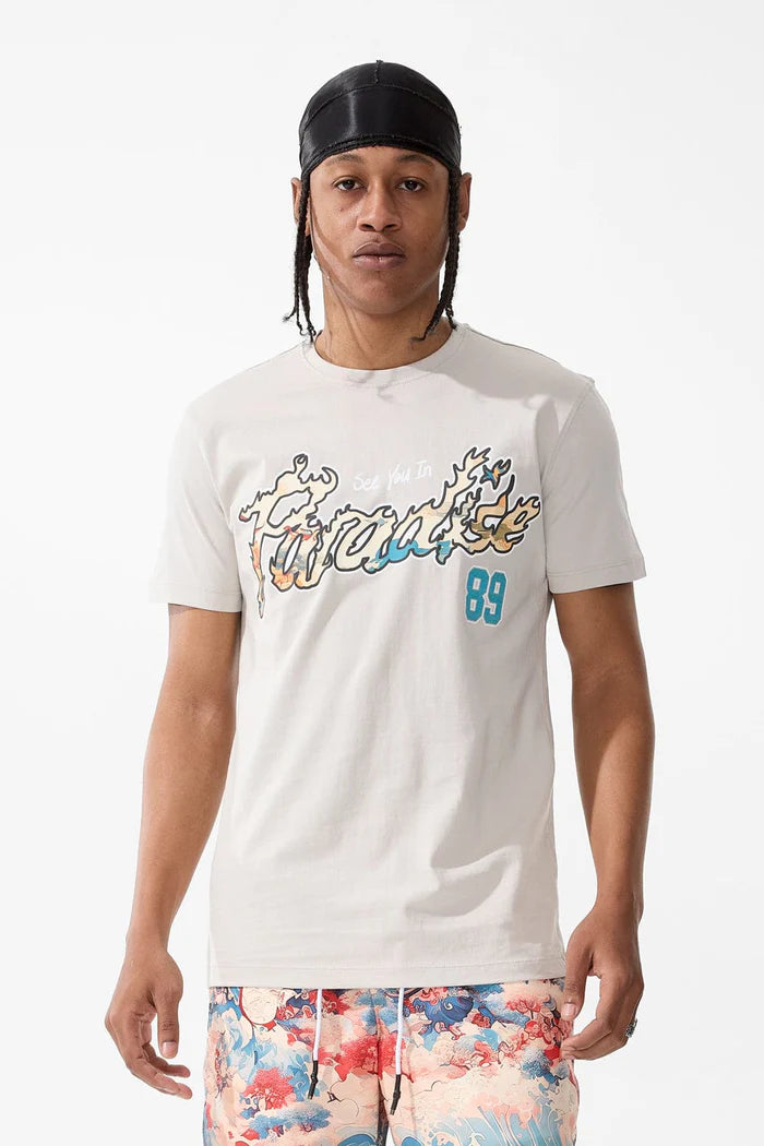 MORRIS IBIZA PETAL SHIRT - TEAL