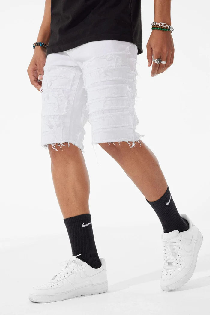 OG - Python Twill Shorts - White