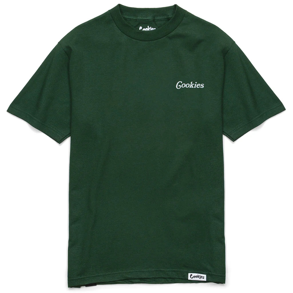 Smell The Flower Tee - Forest Green