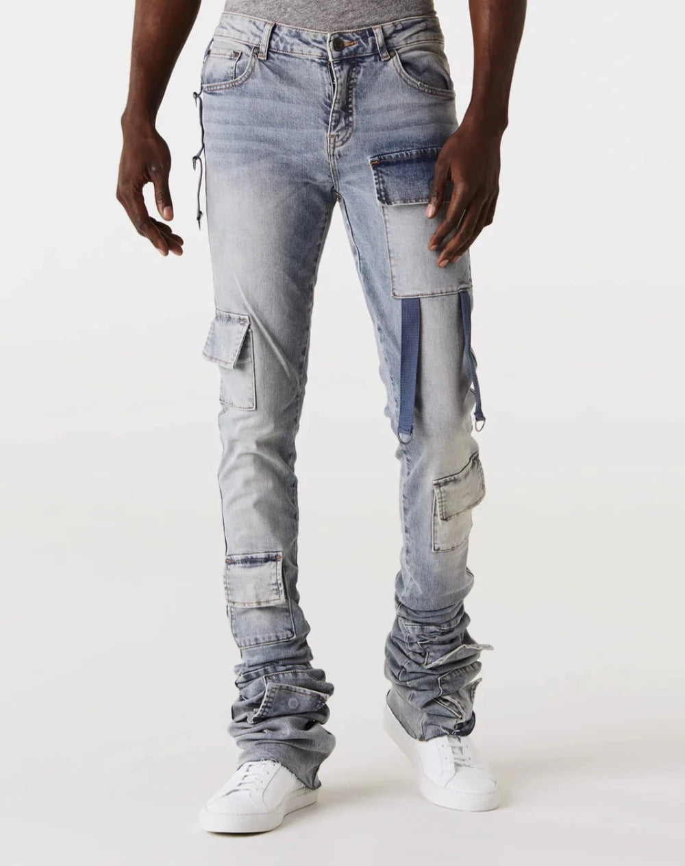 Stacked popular jeans 01