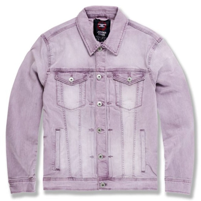 Jordan Craig-Atlanta Denim Jacket-Pastel Purple-91530 – Todays Man