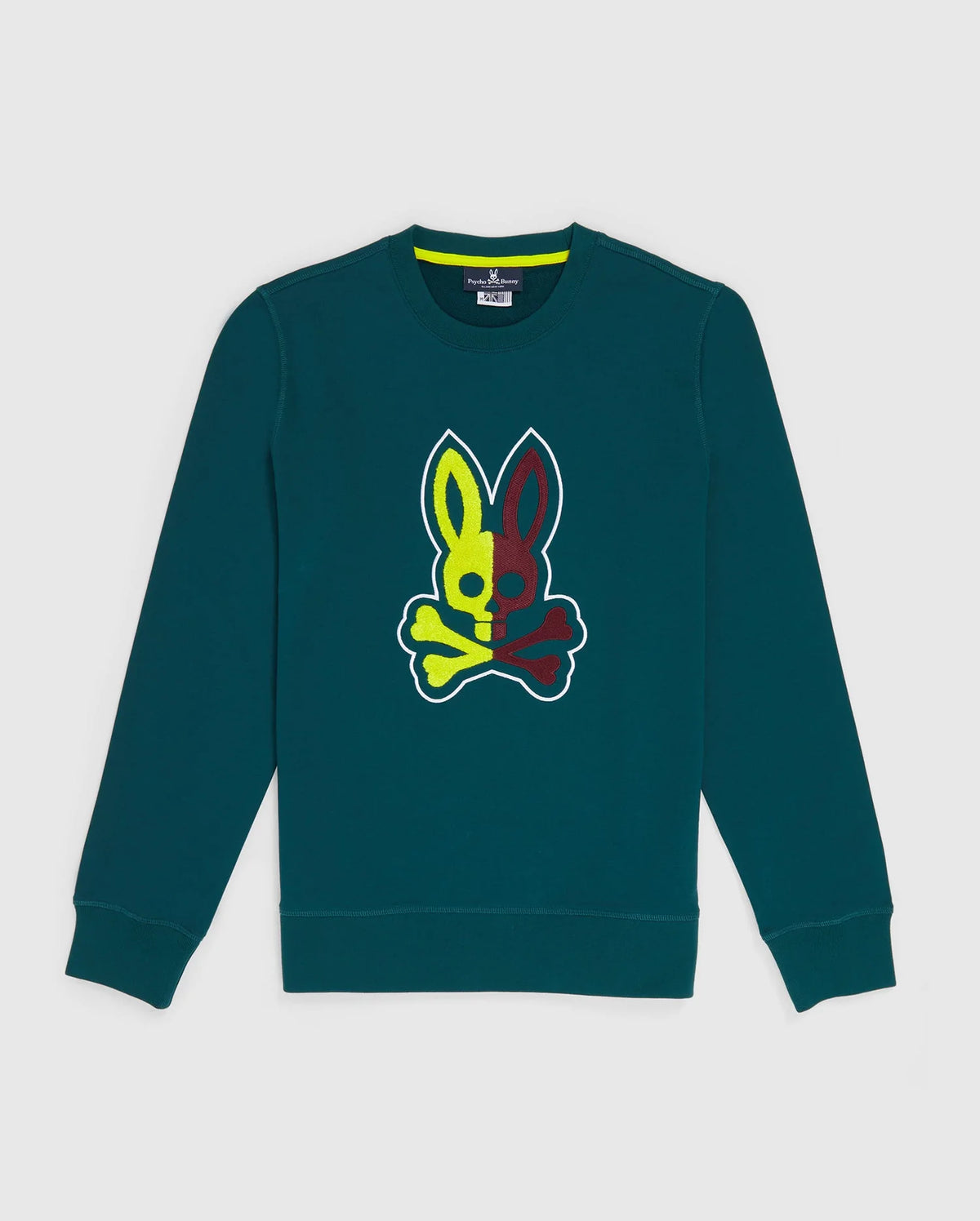 Psycho Bunny (B6S840U1FT) - Mens Cooper Sweatshirt - 407 Spruce