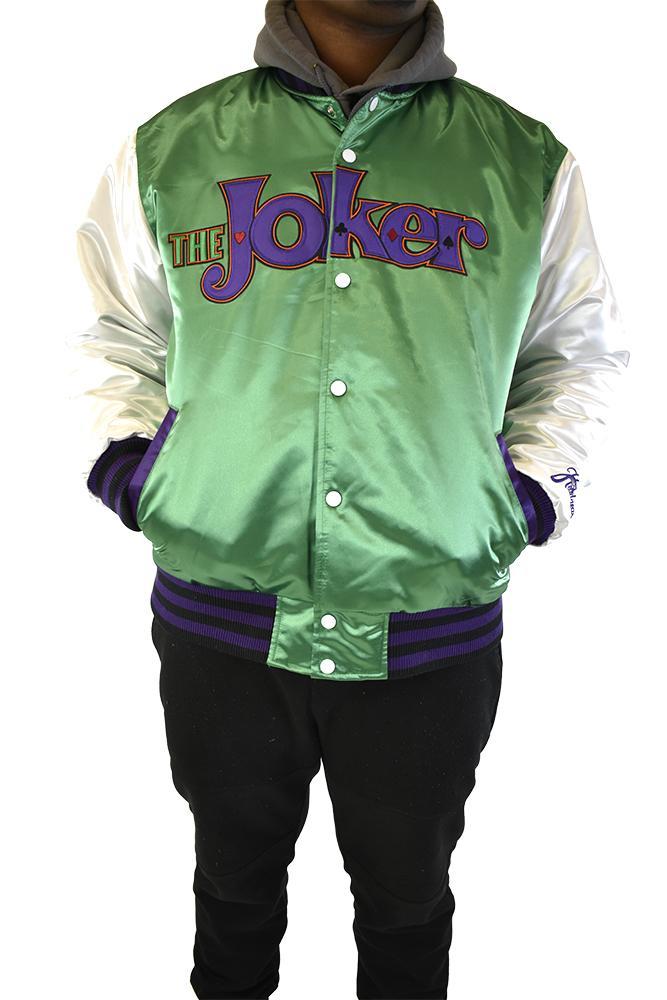 Joker silk athletic puff outlet jacket