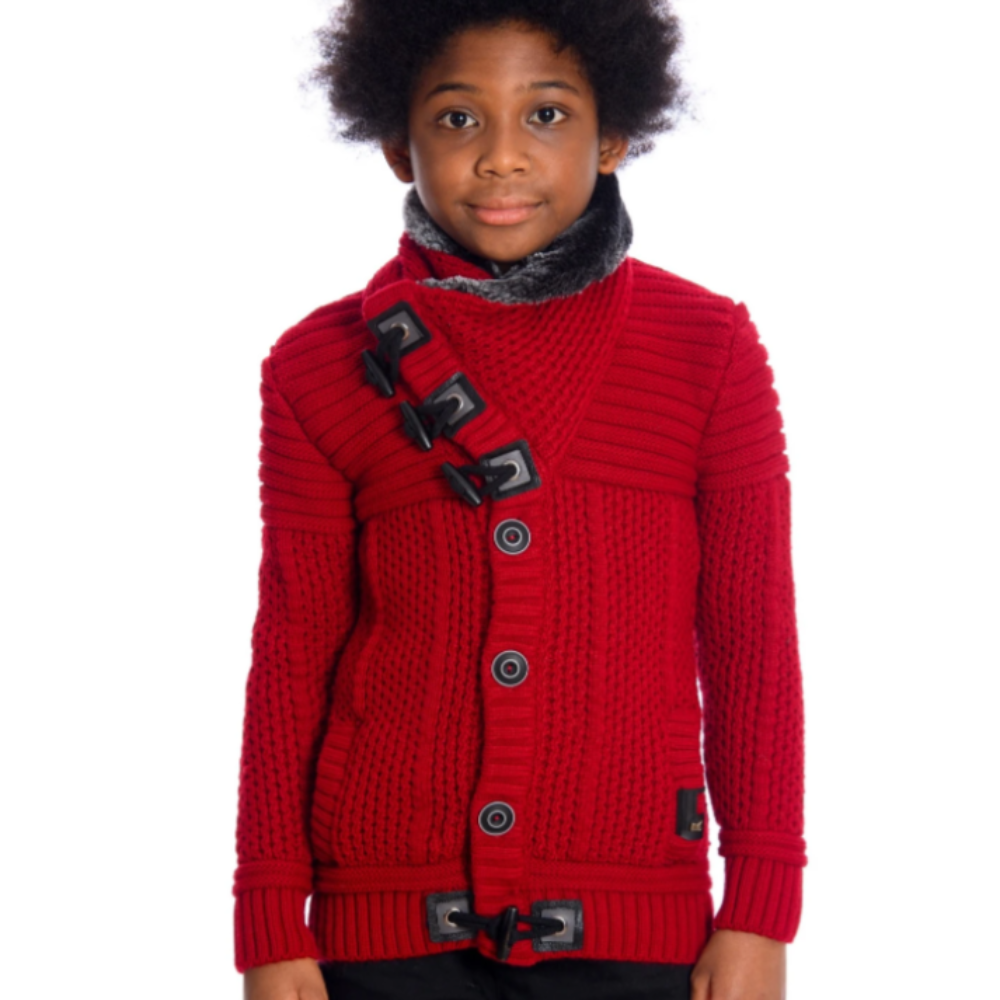 LCR Kids Sweater-Dark Red - 7100