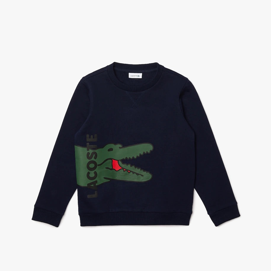 Kids’ Crocodile Print Fleece Sweatshirt