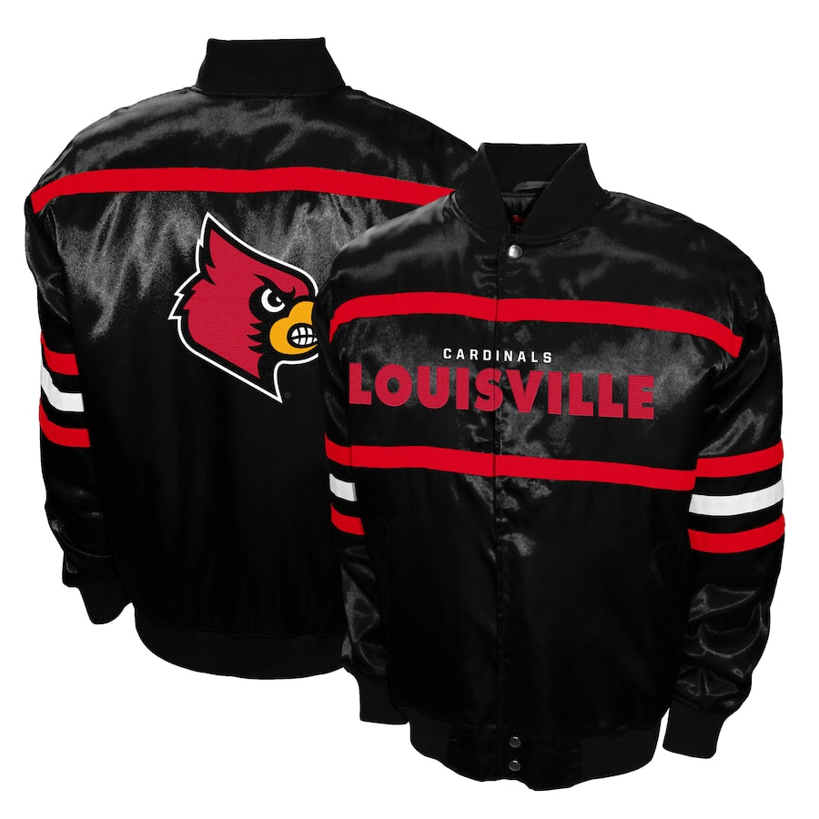 Franchise Club - Louisville Cardinals 2nd Era Full-Snap Satin Jacket –  Todays Man Store