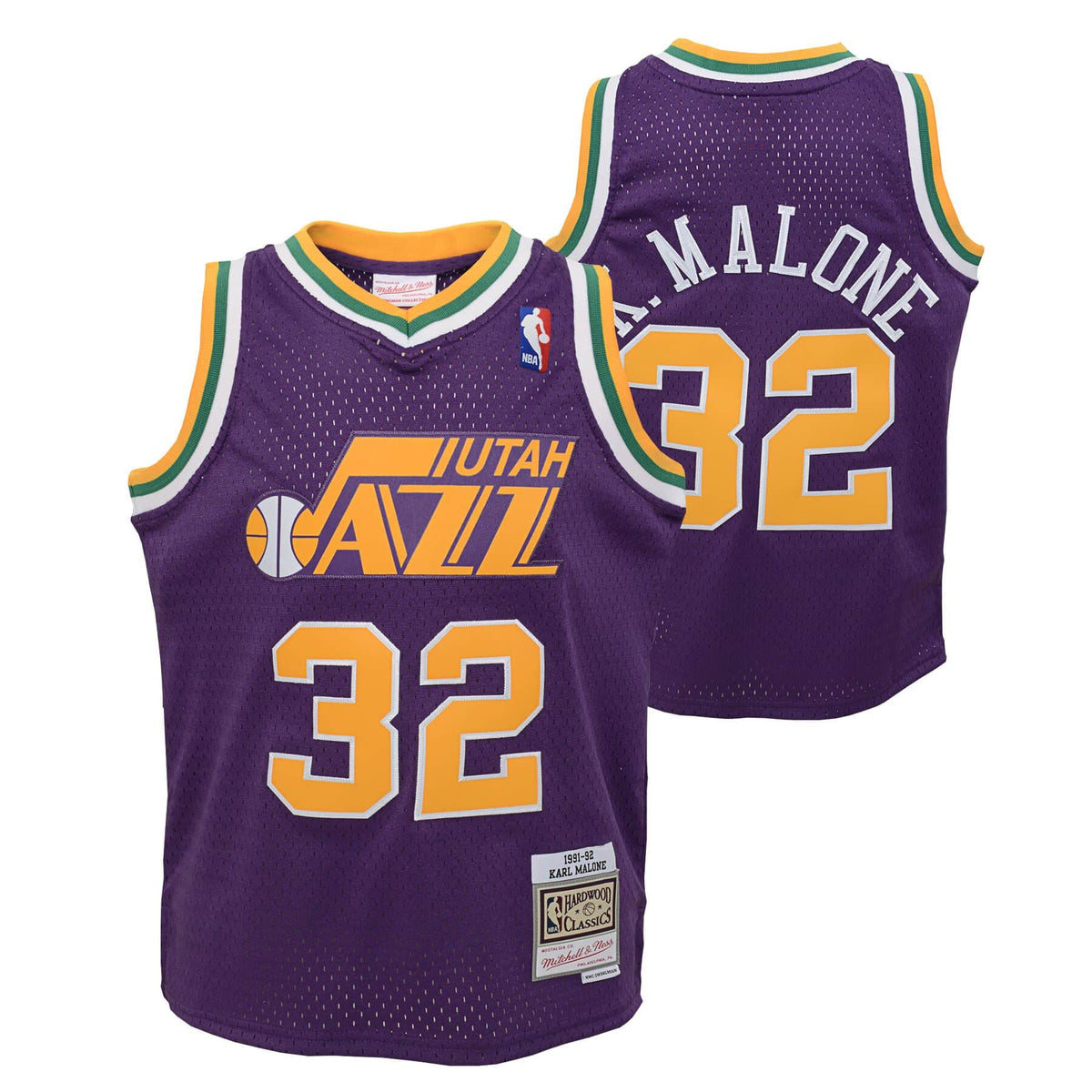 Kids Utah Jazz Karl Malone 1991-92 Jersey