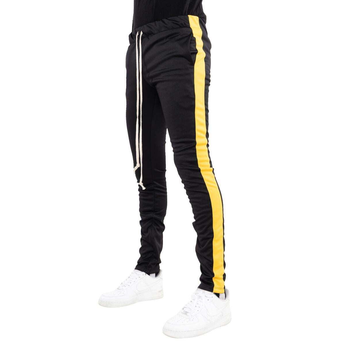 Track Pants In Black/Yellow
