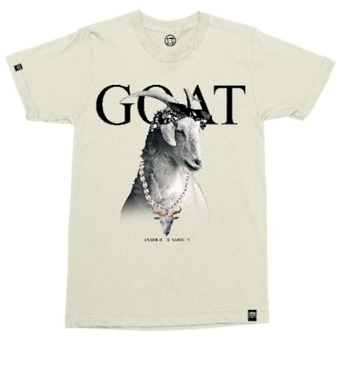 Streetz Iz Watchin - GOAT Tee - Cream