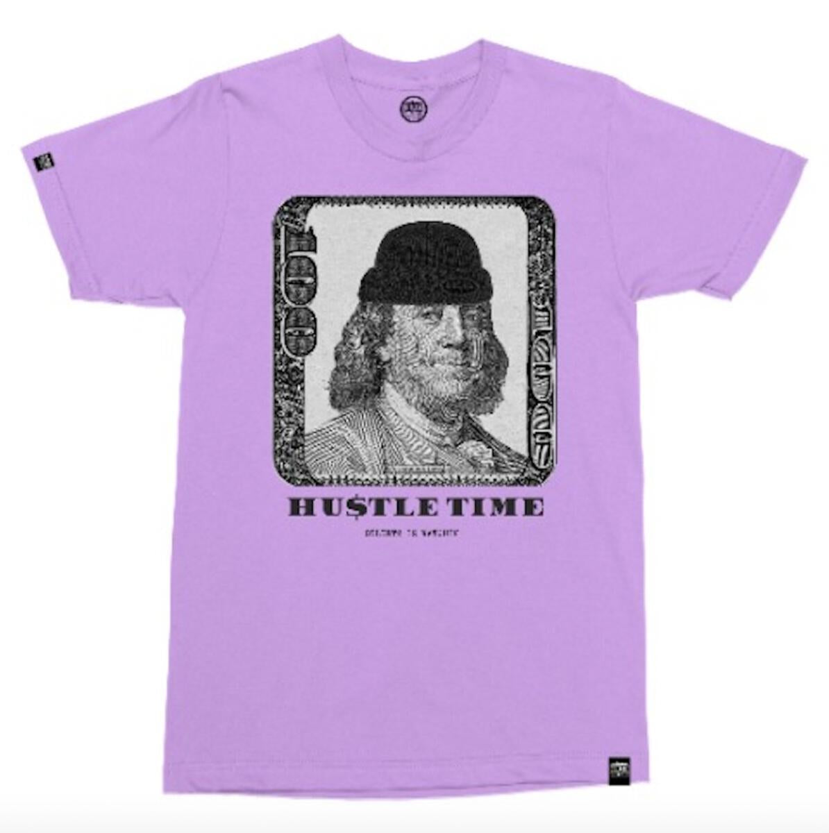 Streetz Iz Watchin - Hustle Time Tee - Lavender