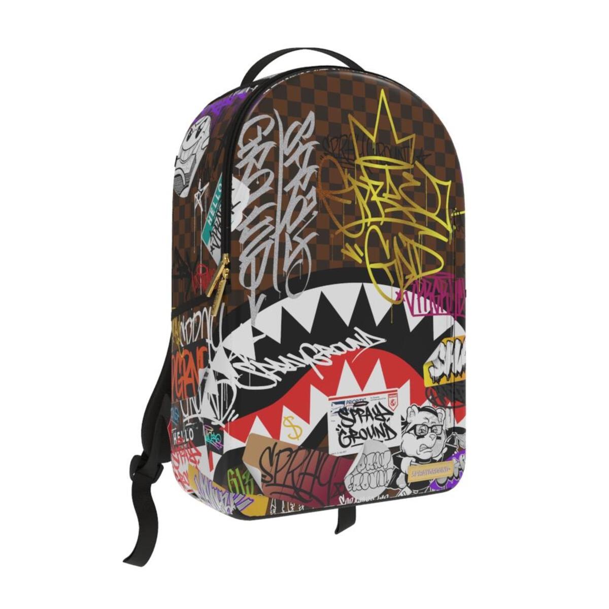 Tagged Up Shark In Pairs Backpack