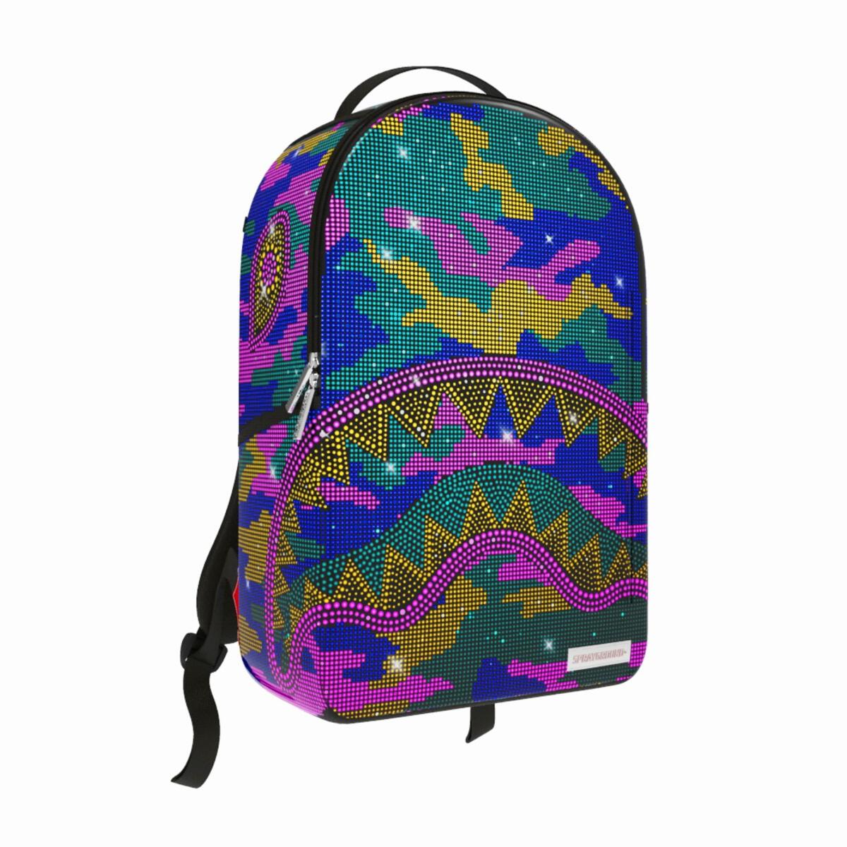 Trippy Trinity Camo Crystal Backpack
