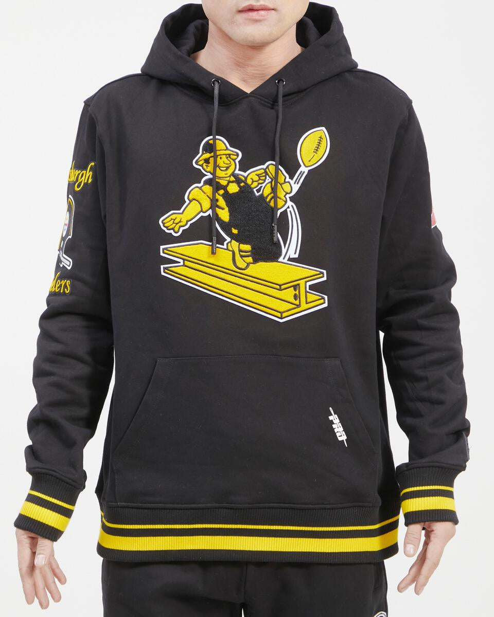 Pittsburgh Steelers Retro Classic Fleece Set - Black/Yellow