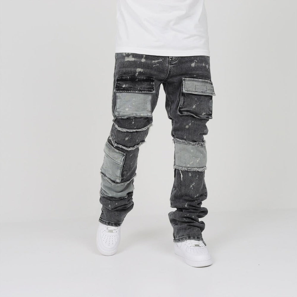 THRT Stacked Flare Denim-DOVE C20-Jeans (Cray)