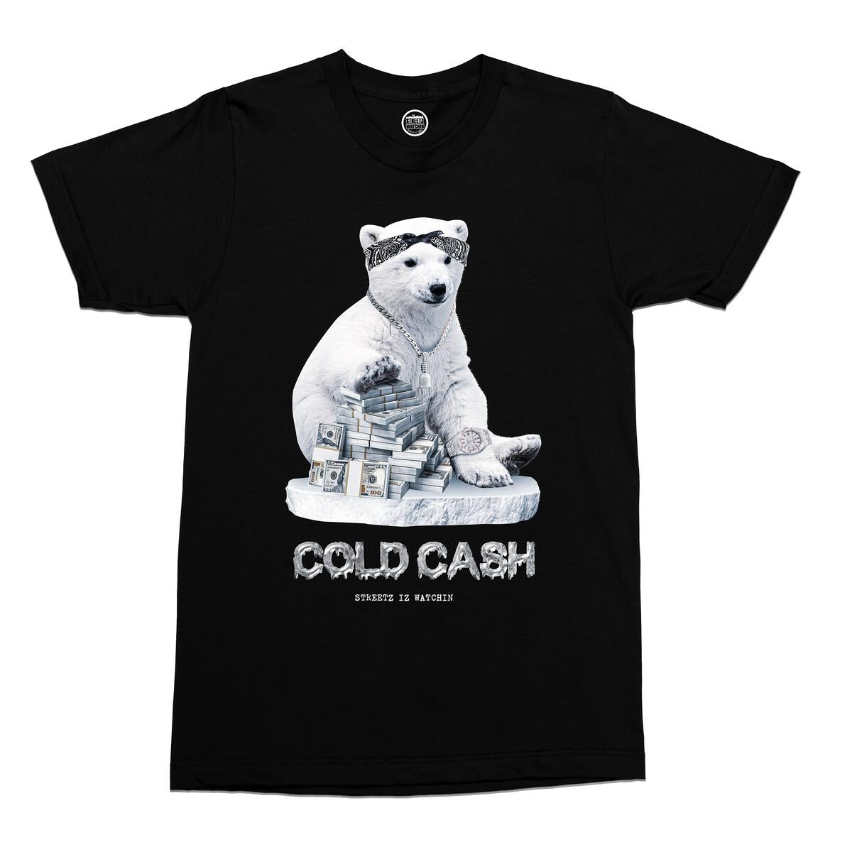 "Cold Cash" T-Shirt - Black
