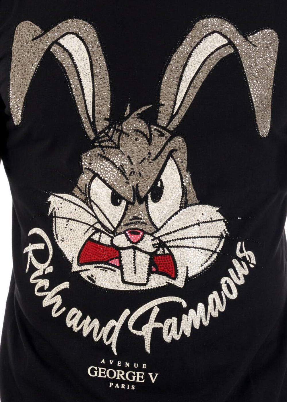George V-Rich & Famous Bunny-Tee-Black (GV2521)