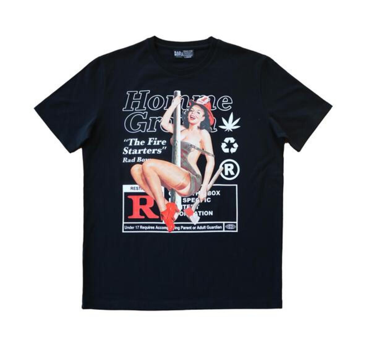 Homme Grown Tee - Black