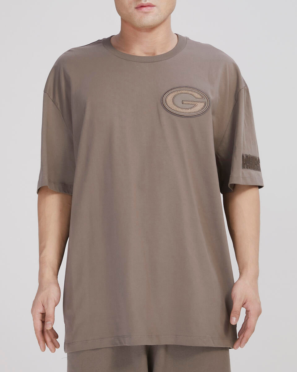 Green Bay Packers Neutral Tee - Dark Taupe