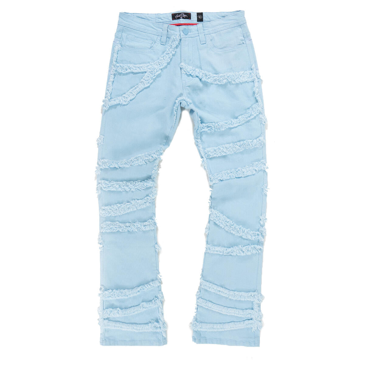 Leon Stacked Jeans - Light Blue - F1705