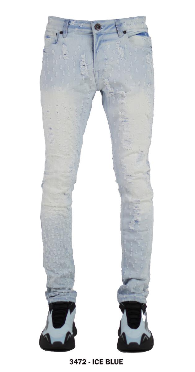 Fashion Denim Jeans - Ice Blue