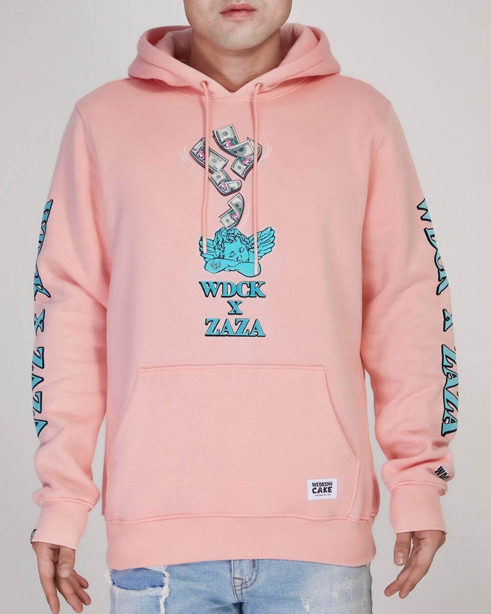 Money Over Everything Hoodie - Pale Pink