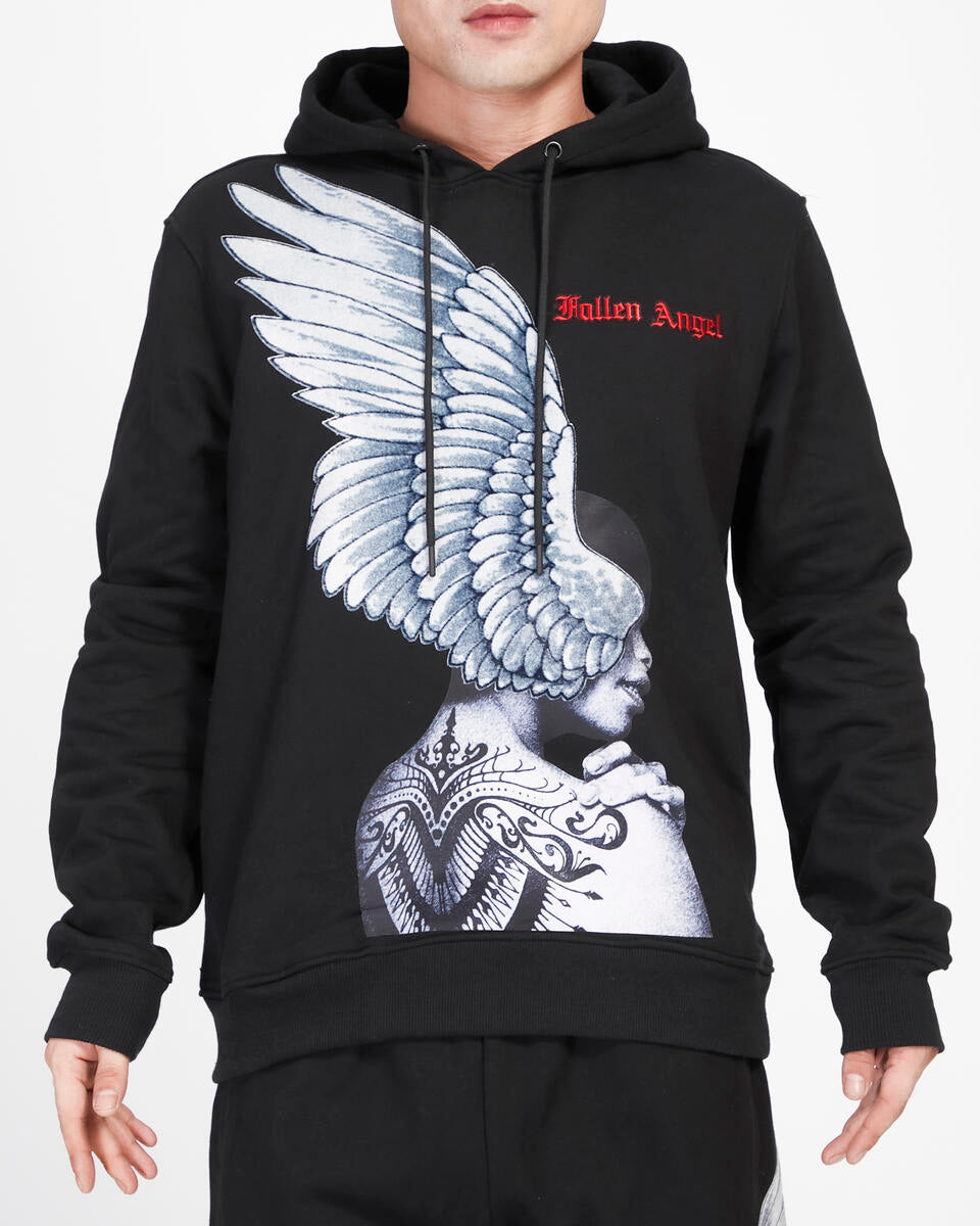 Fallen Angel Hoodie - Black