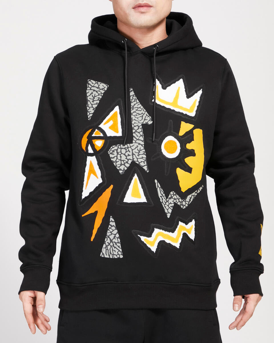 Retro King Hoodie - Black