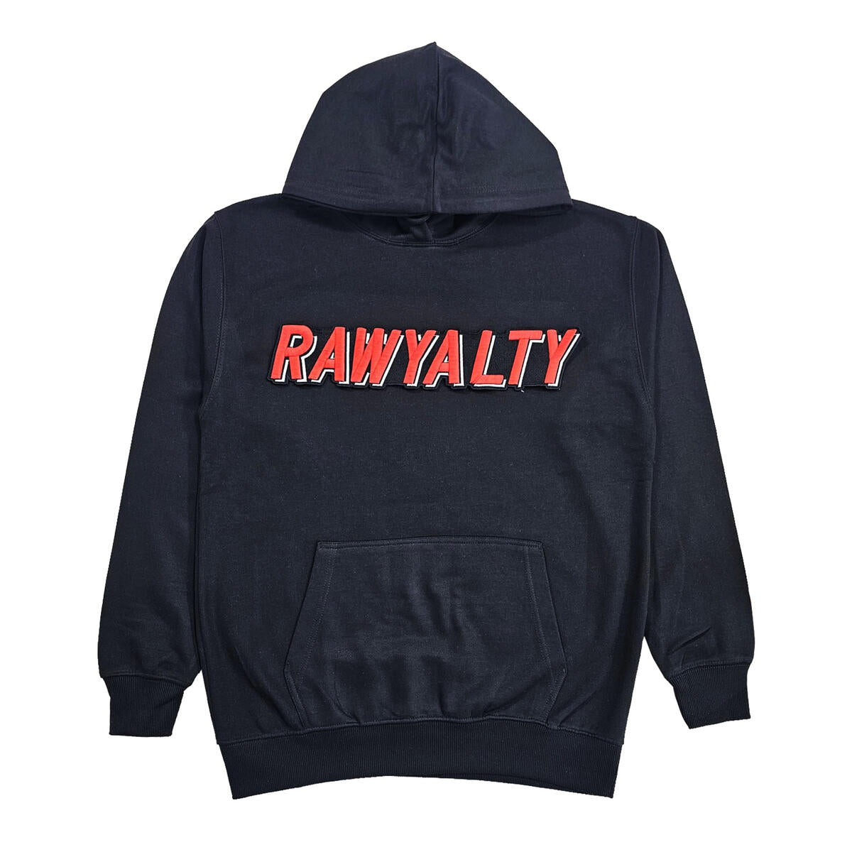 Rawyalty Print Hoodie - Black/Red