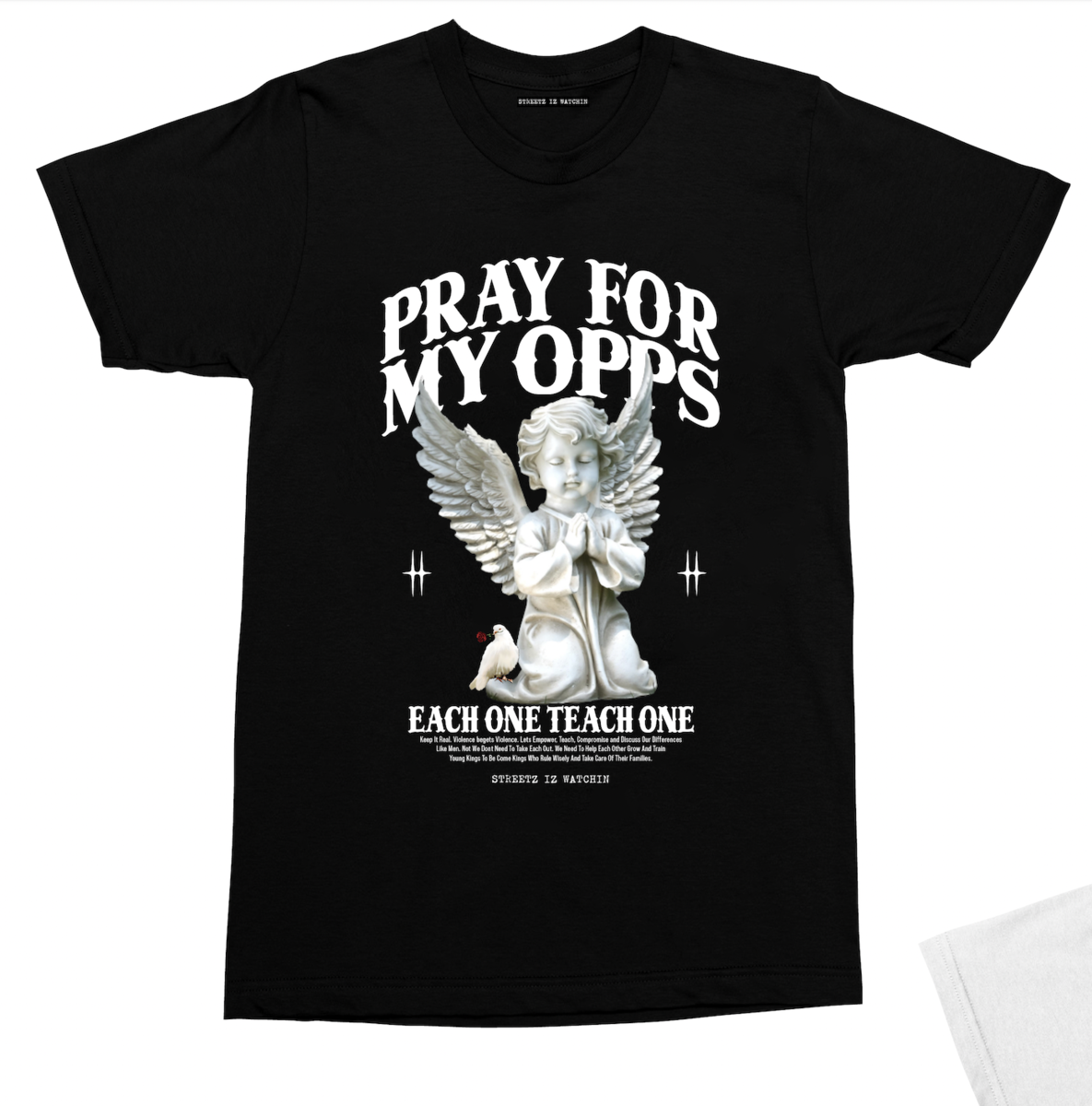 Pray For My Opps T-Shirt - Black