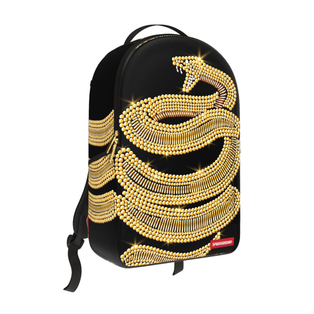 Gold Sequin Snake DLXSV Backpack