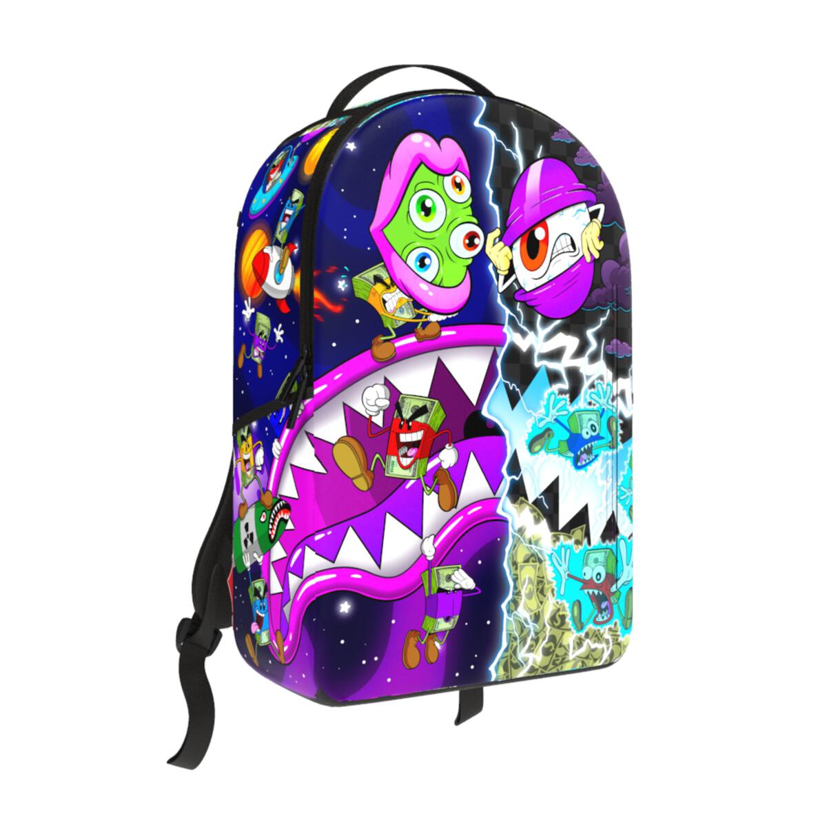 Money Boys Split Crazy Eyes Backpack