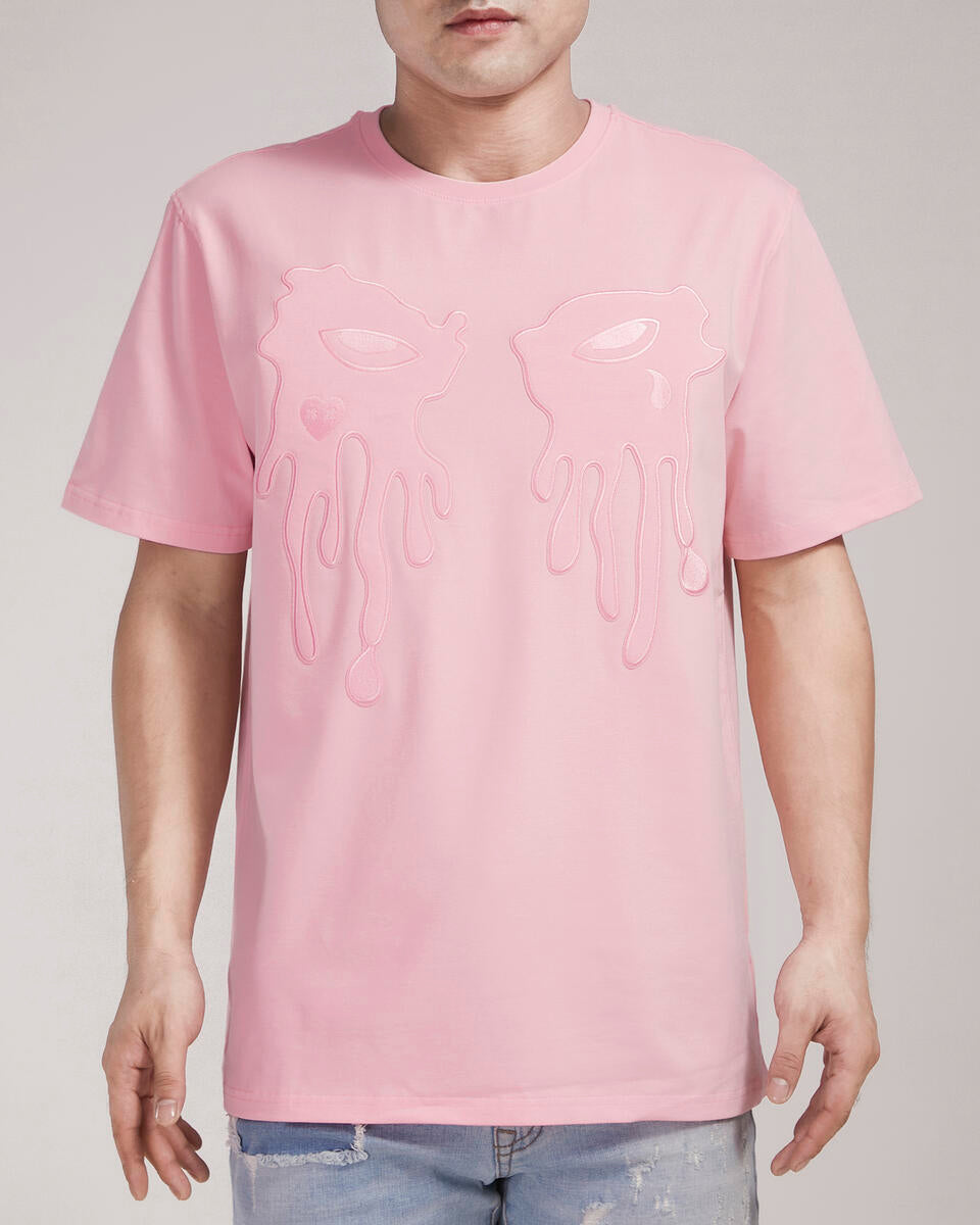 Tone On Tone Tears Tee - Pink (RK1481257)