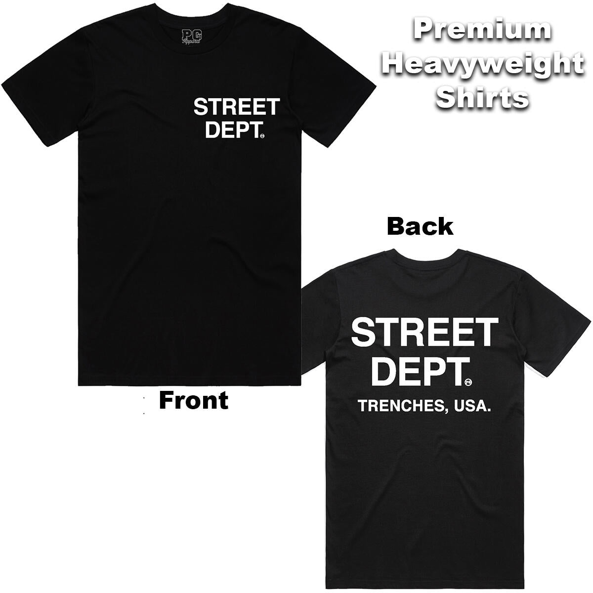 Street Dept T-Shirt - Black