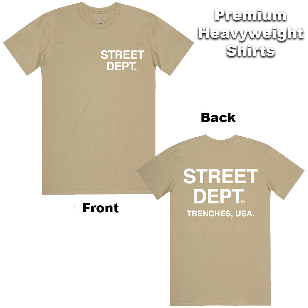 Street Dept T-Shirt - Khaki