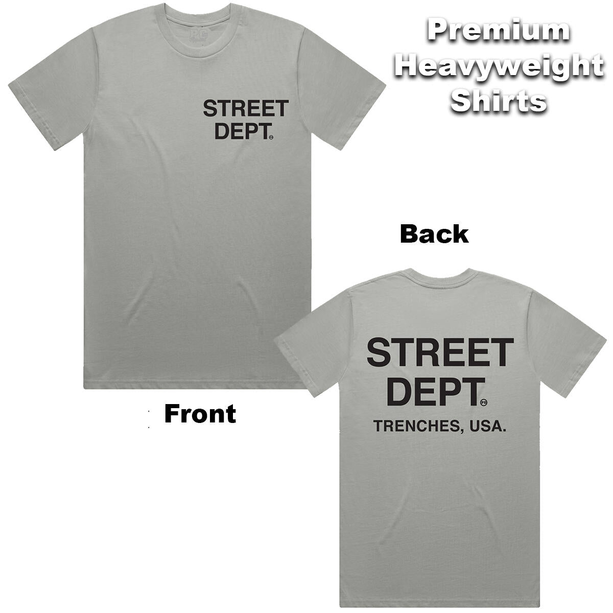 Street Dept T-Shirt - Storm Gray