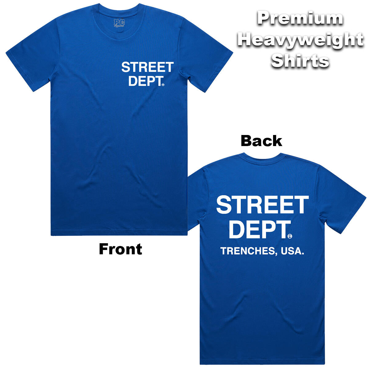 Street Dept T-Shirt - Royal Blue