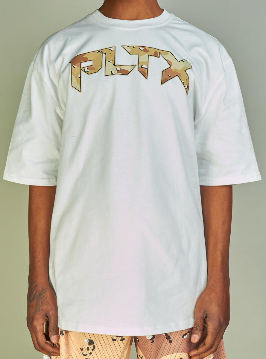 Mott Tee - White And Desert Camo