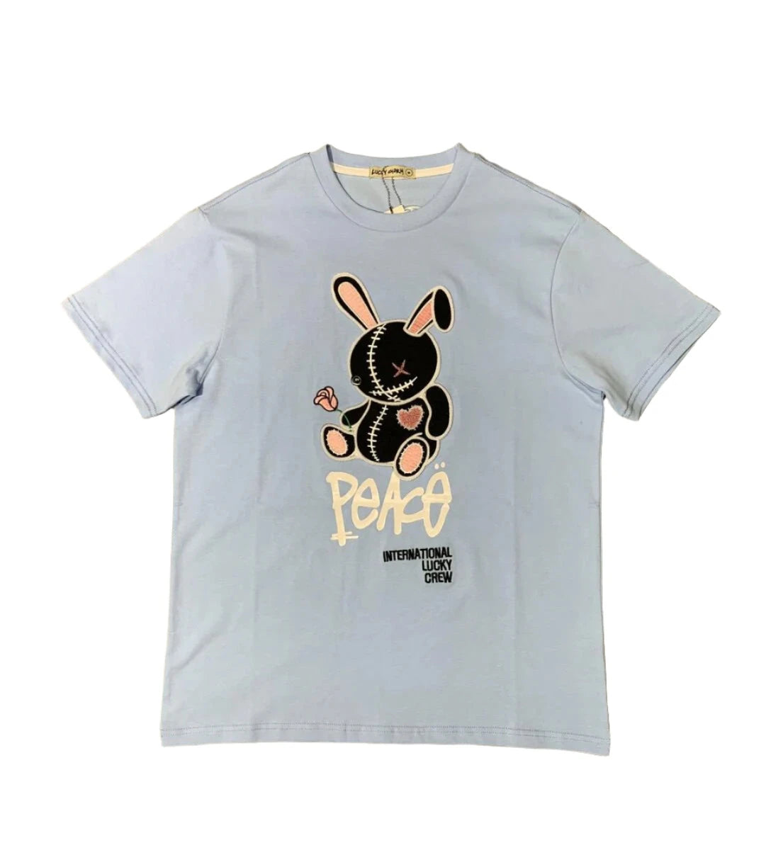 "Lucky Charm Peace" Kids T-Shirt - N.C Blue