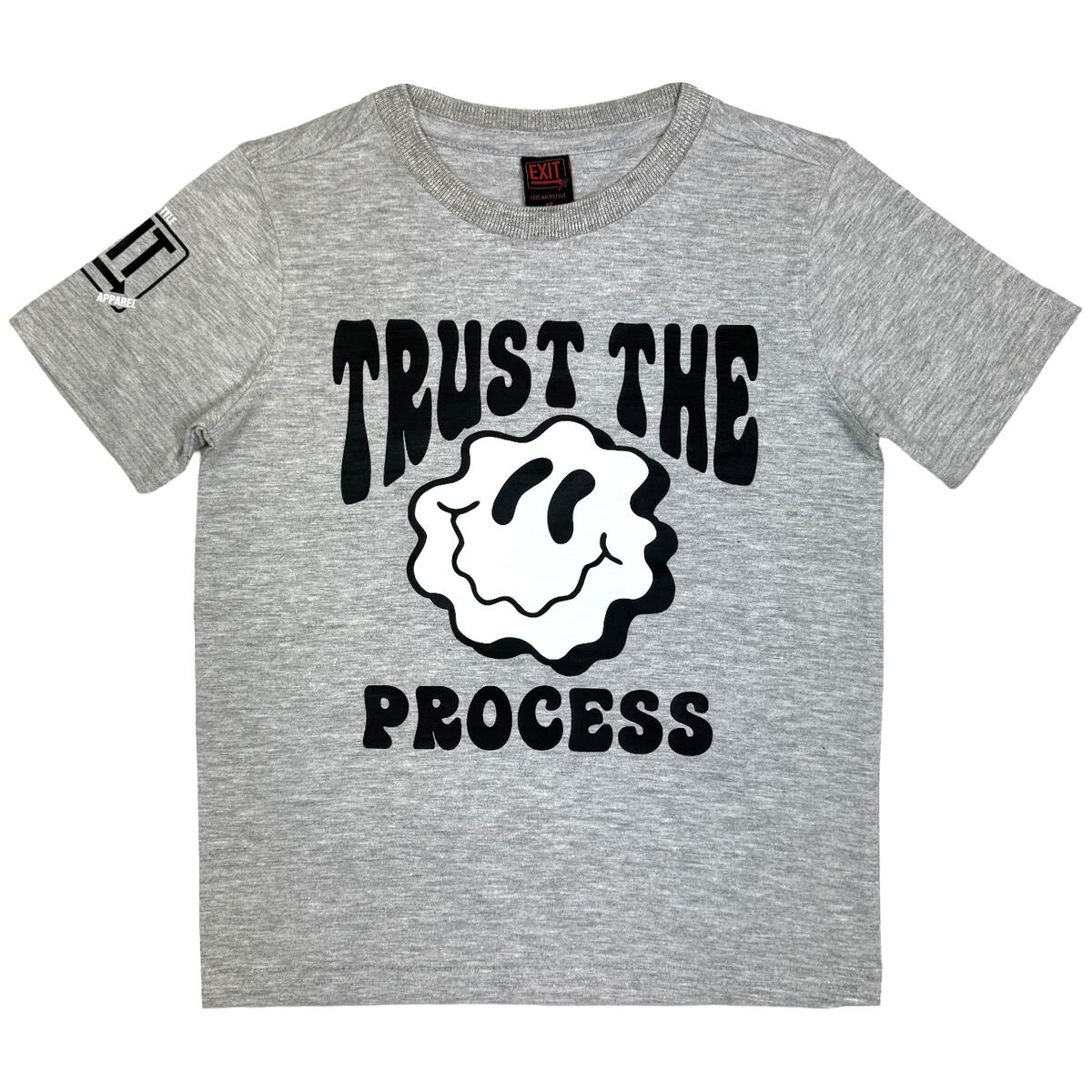 Kids "Trust The Process" Tee - Grey