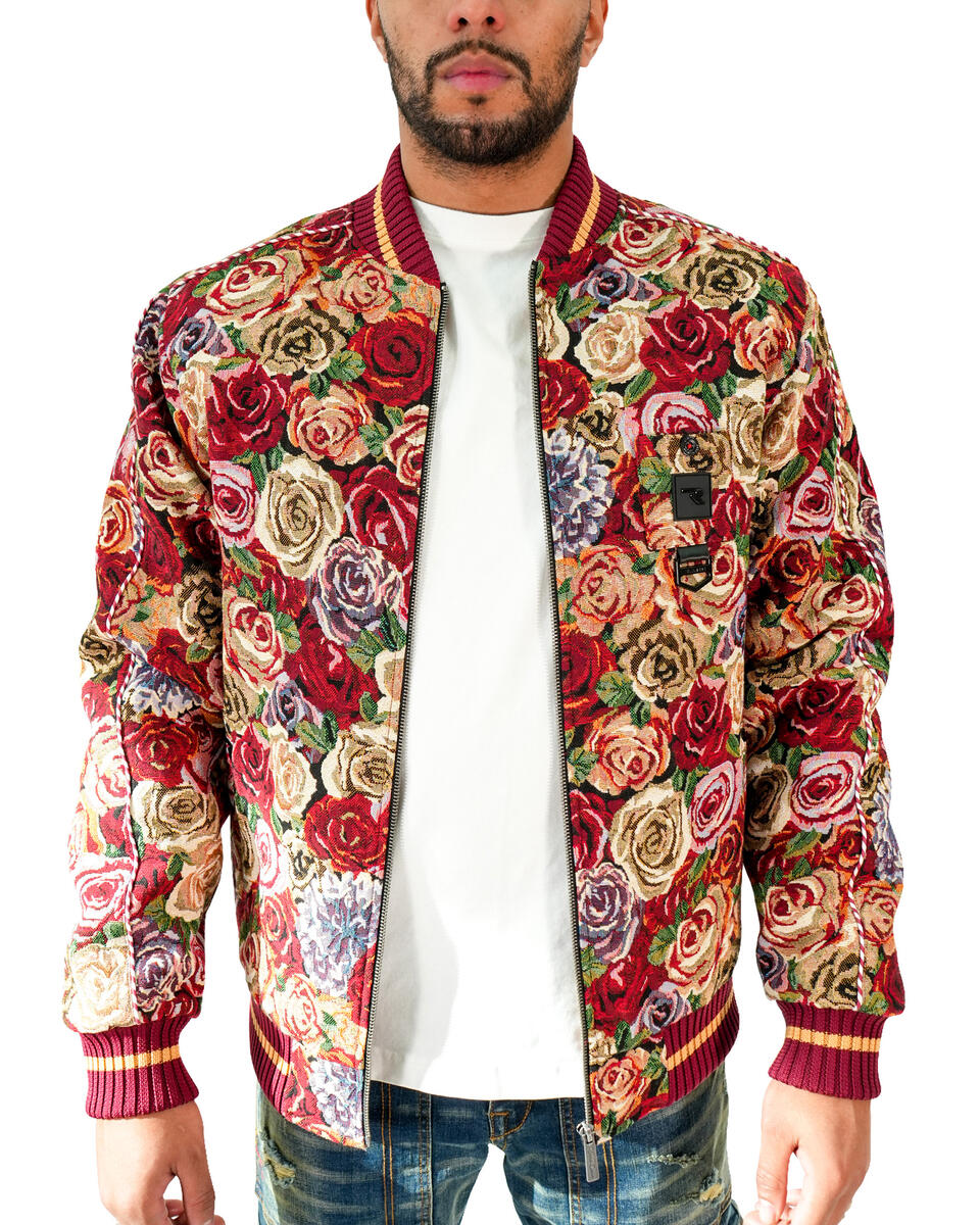 Rare Element - Brocade Jacket - Red - RE-WJKT-025