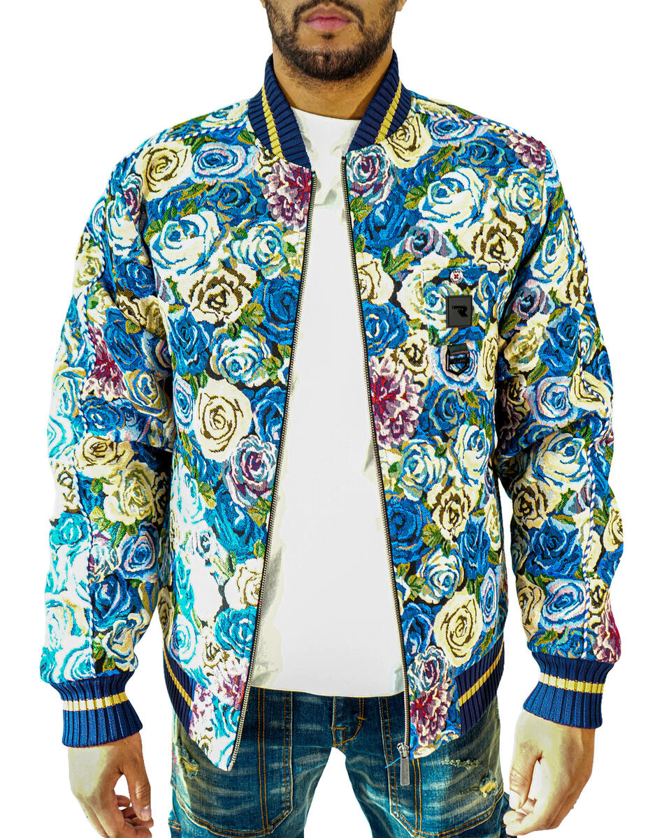 Rare Element - Brocade Jacket - Blue - RE-WJKT-026