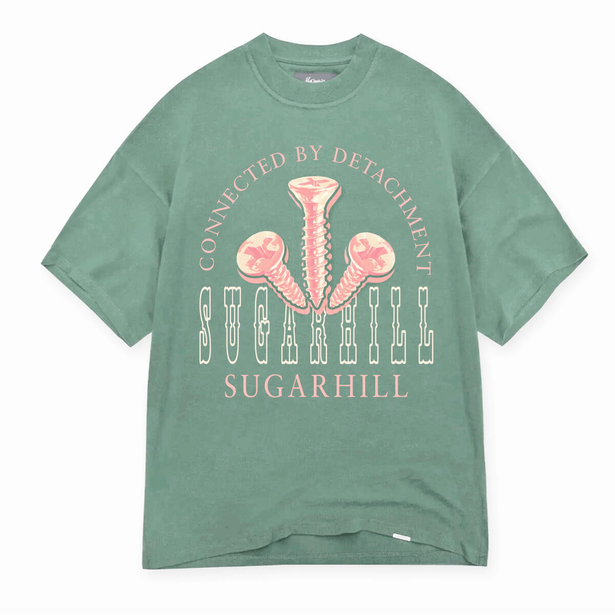 'Screwed Up" T-shirt - Soft Green