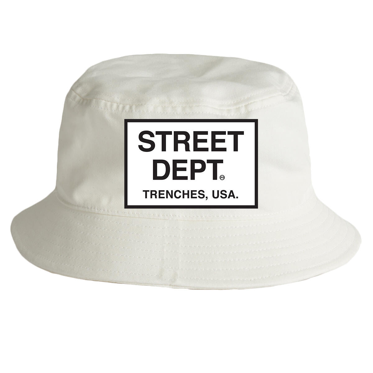 Street Dept Bucket Hat - Cream