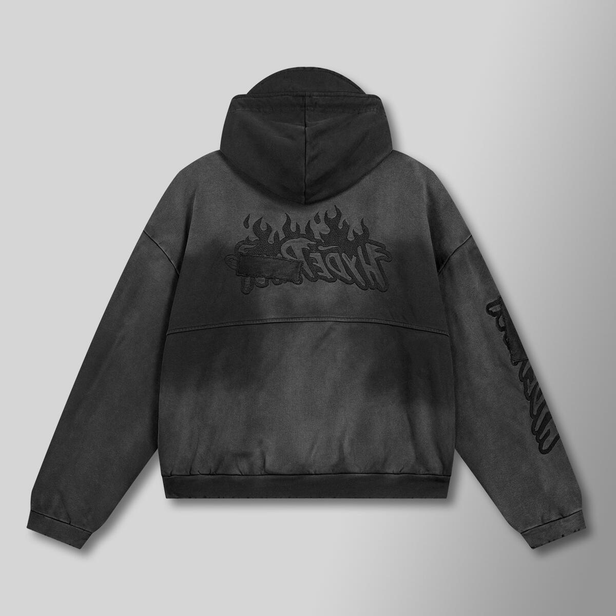 Hyde Park Vintage - Hoodie - Black on Black – Todays Man Store
