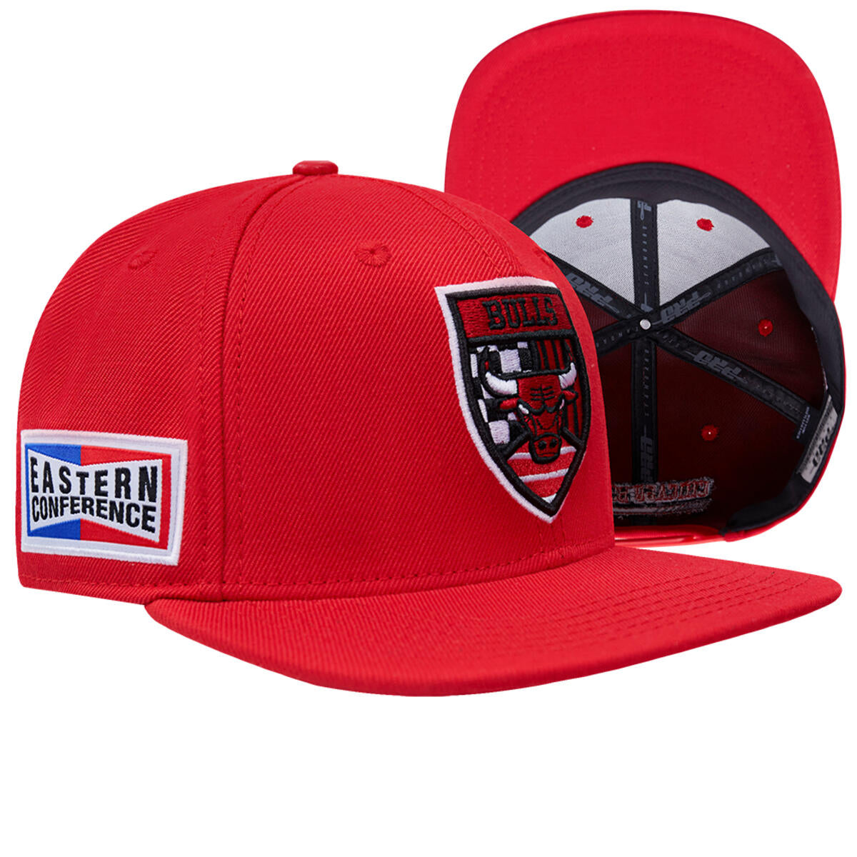 Chicago Bulls Fast Lane Snapback Hat - Red