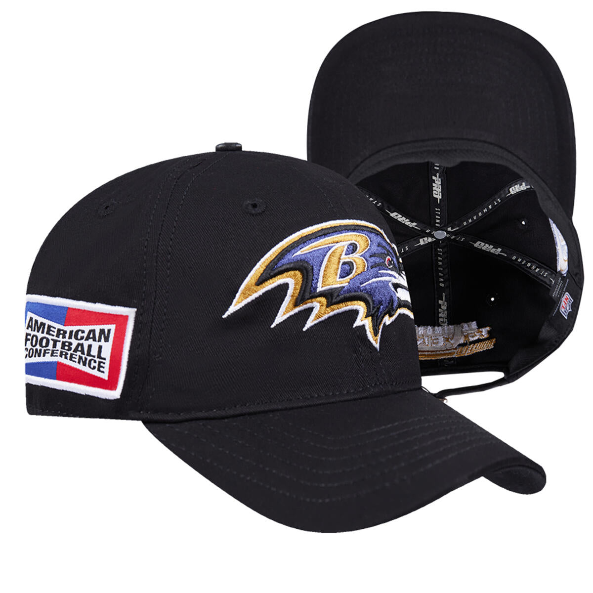 Baltimore Ravens Fast Lane Dad Hat - Black