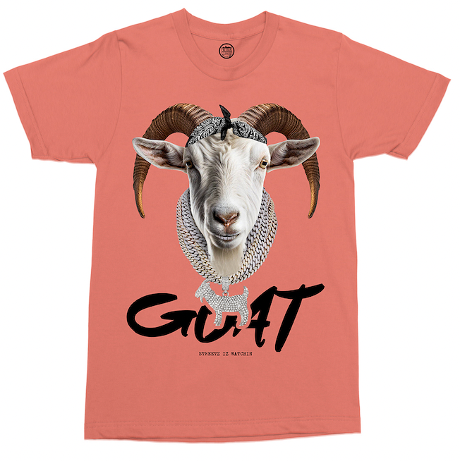 GOAT 3 T-Shirt - Salmon