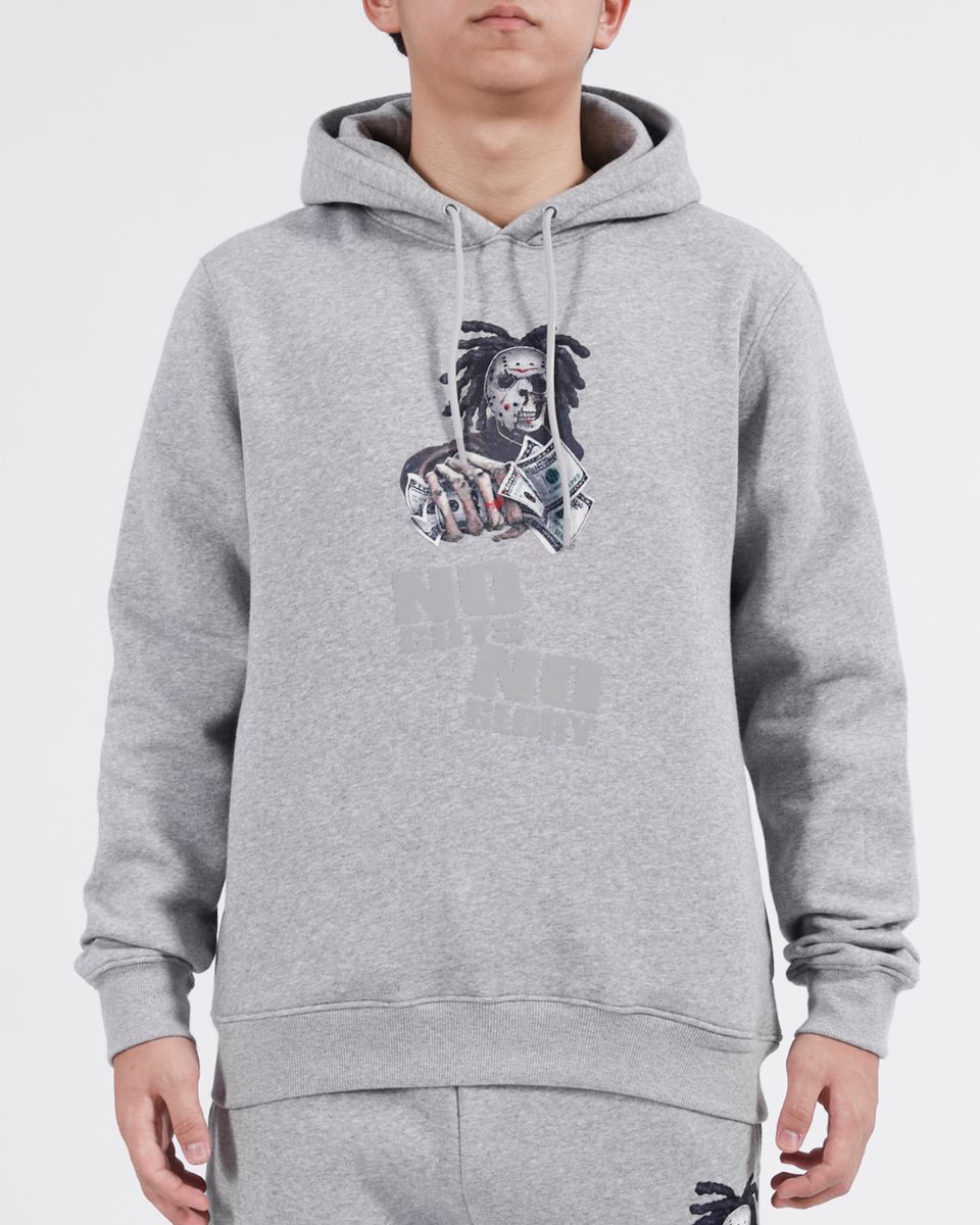 Roku Studio - No Guts No Glory Fleece Hoodie - Heather Grey